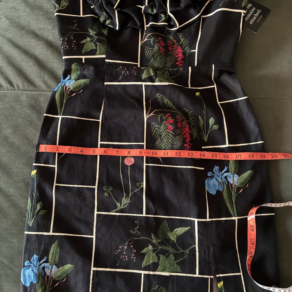 NWT Tuckernuck Suze Fresher Buds midi dress 8 M - Picture 15 of 15